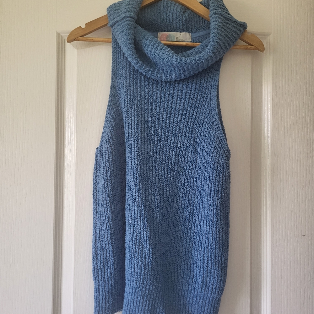 FP Beach By Free People Sleeveless Knitted Sweater